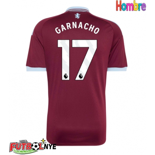 Camiseta Aston Villa Alejandro Garnacho #17 Primera Equipación 2026-27 manga corta